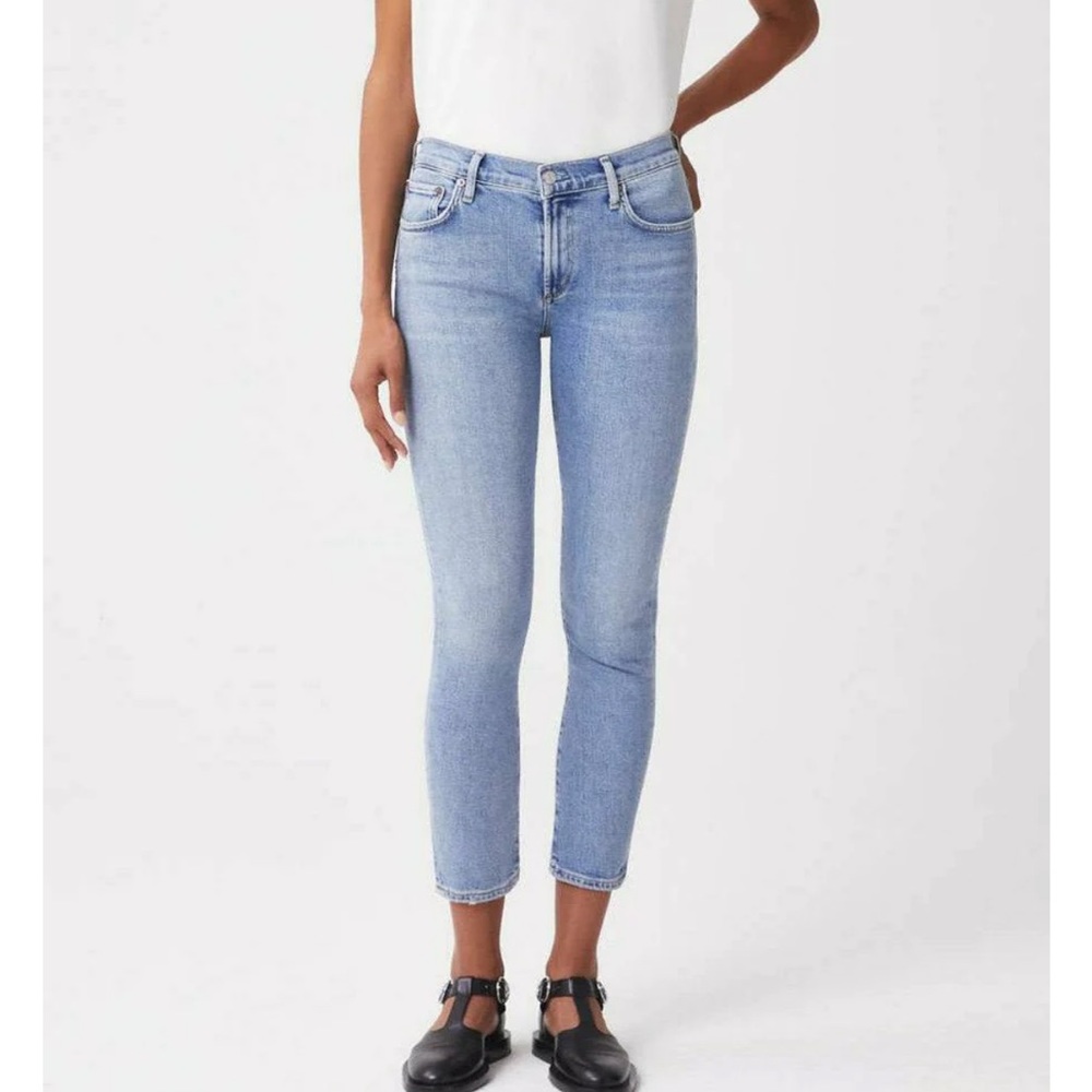Agolde Toni Mid Rise Straight Jeans